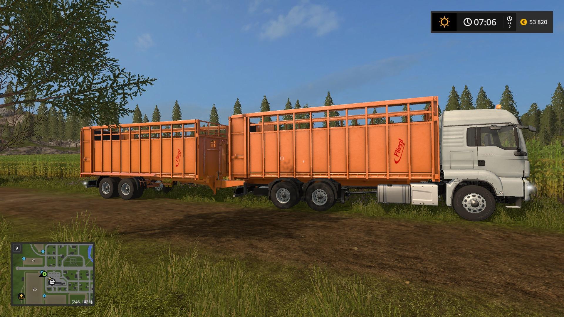 FLIEGL ANIMAL TRANSPORT PACK V2.0 for FS 2017 Farming Simulator 2022
