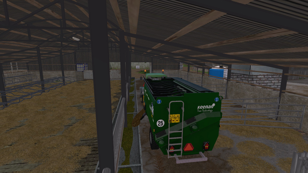 Keenan Mech Fibre 340 Feeder Wagon for LS17 Farming Simulator 2022