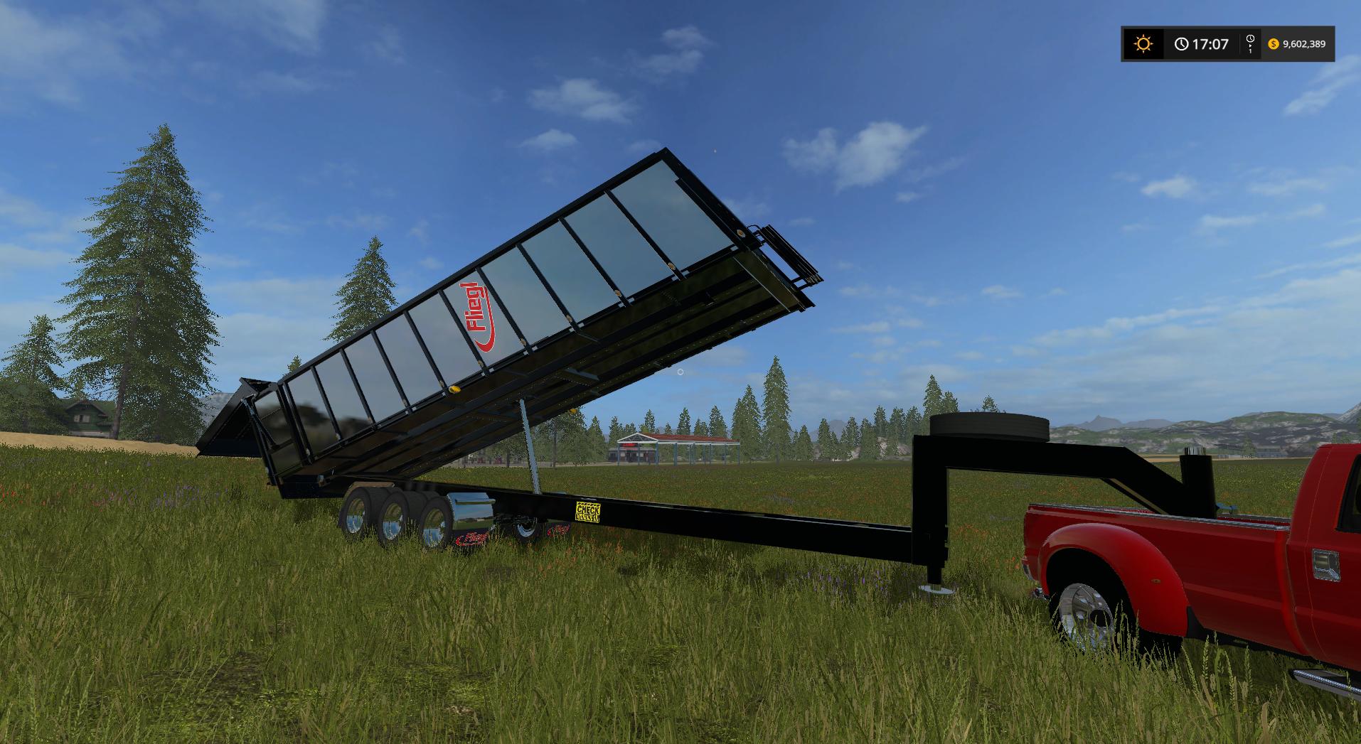 FLIEGL GOOSENECK TIPPER V 1.0 Trailer Farming Simulator 2022 mod, LS