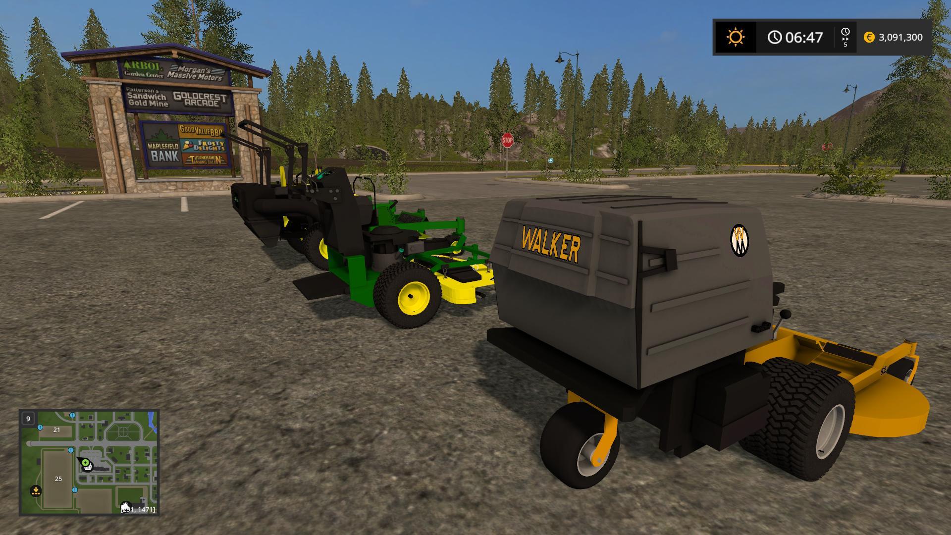 John Deere Mower Pack Fixed V13 Ls17 Farming Simulator 2017 Mod
