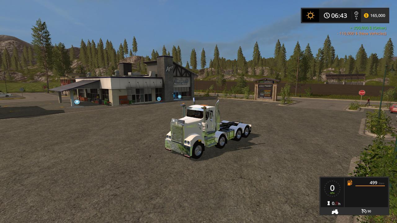 Kenworth T908 8x4 Prime mover V1.0 LS 2017 - Farming Simulator