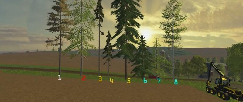 PLACEABLE TREES V1.0 for LS17 - Farming Simulator 2017 mod, LS 2017 mod