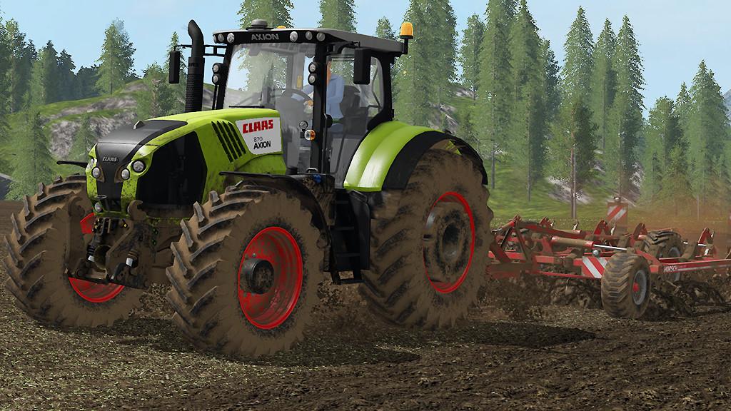 Farming simulator 2017 ru. CLAAS трактор fs17. CLAAS Axion 800. Трактор Клаас для ФС 17. CLAAS Axion Farming Simulator 2017.