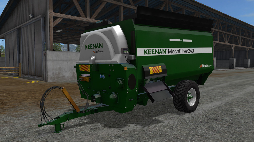 Keenan Mech Fibre 340 Feeder Wagon 1.3.0.0 Trailer Farming Simulator