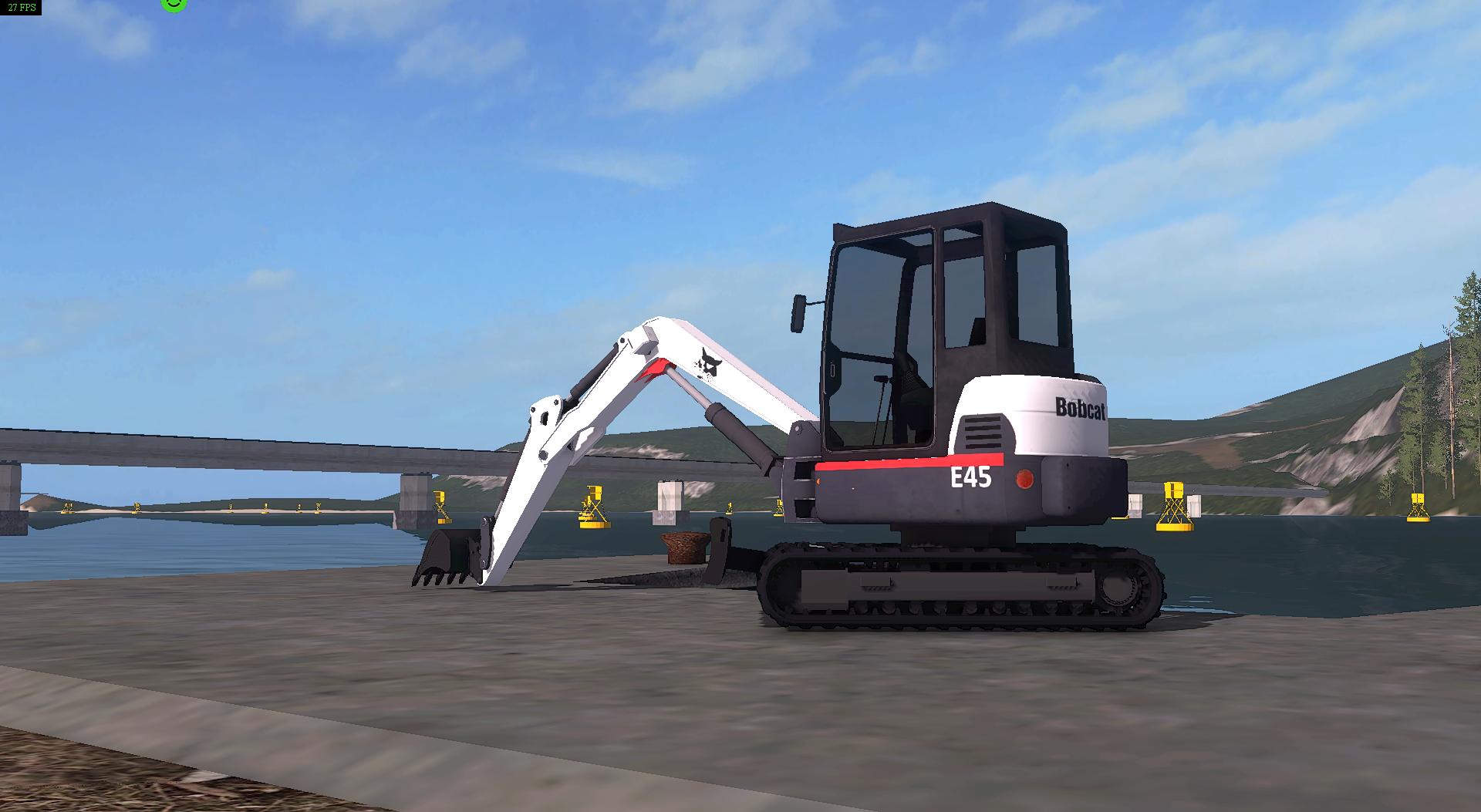 KST Bobcat Mini Excavator V FS Farming Simulator Mod LS Mod FS Mod