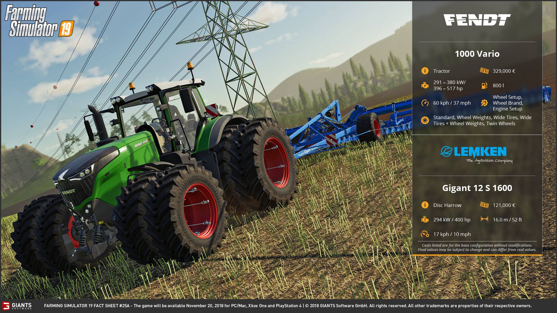 John Deere Combines and More Vehicles in Farming Simulator 19 Farming