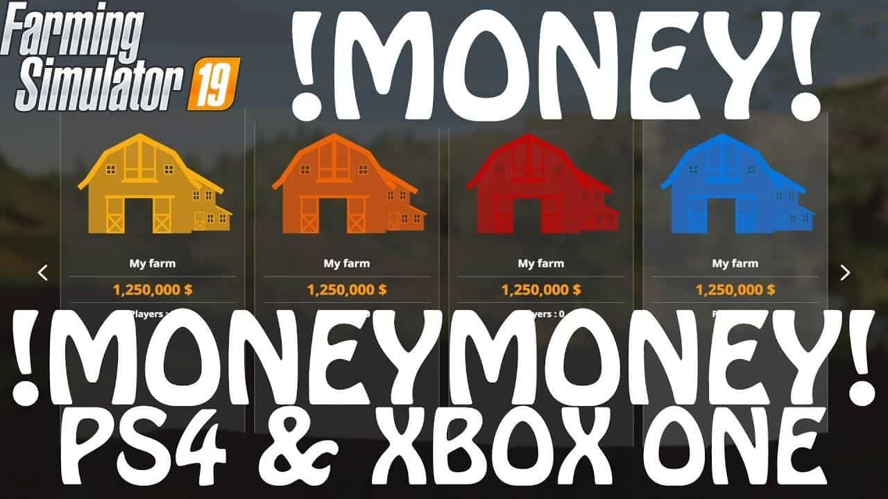 Money Cheat on & Xbox One v1.0 for LS19 - Farming Simulator 2022 mod, 2022 mod / 22 mod