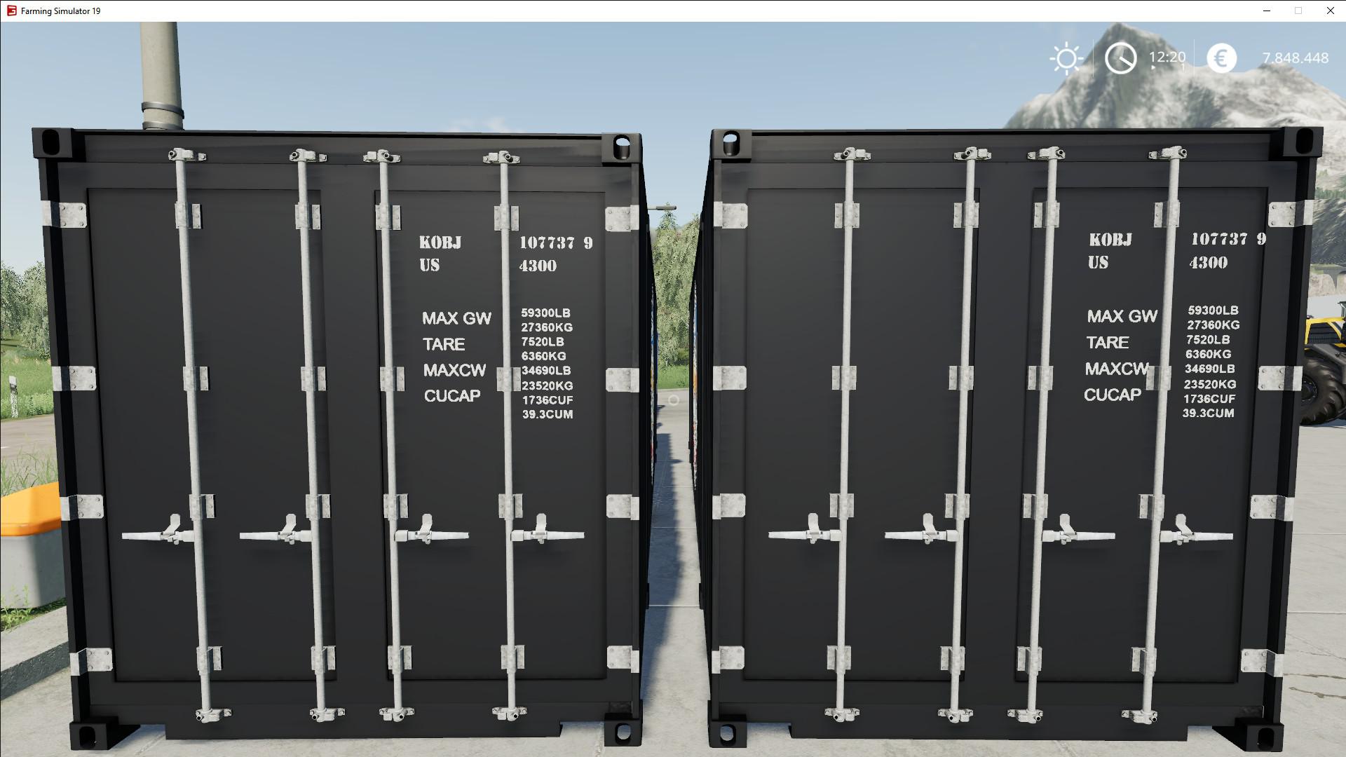 Скрипт контейнер. Fs19 ATC Container Pack. Контейнер fs19. ATC для FS 19. Container FS 19.