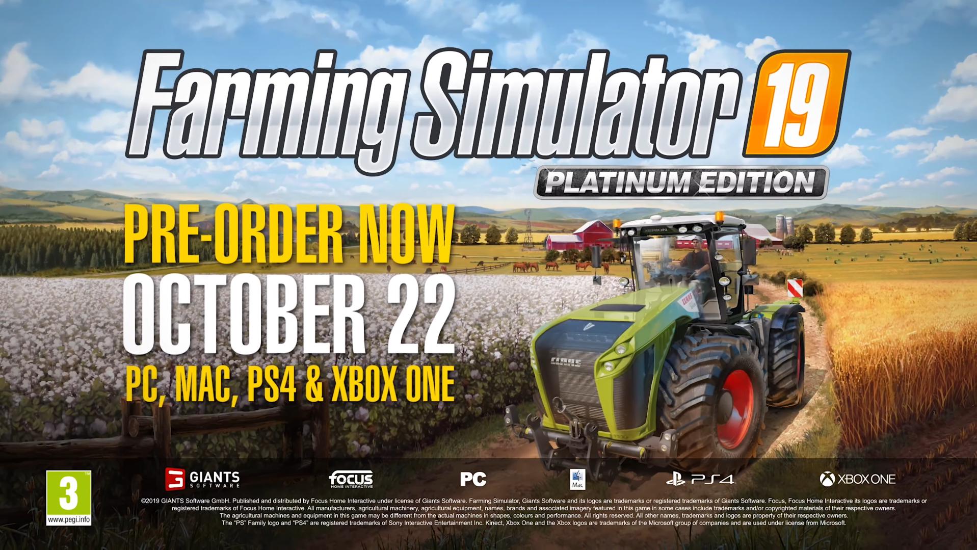 diepvries taart salon FS19 Farming Simulator 19 | Platinum Edition Teaser #1 - Farming Simulator  2022 mod, LS 2022 mod / FS 22 mod