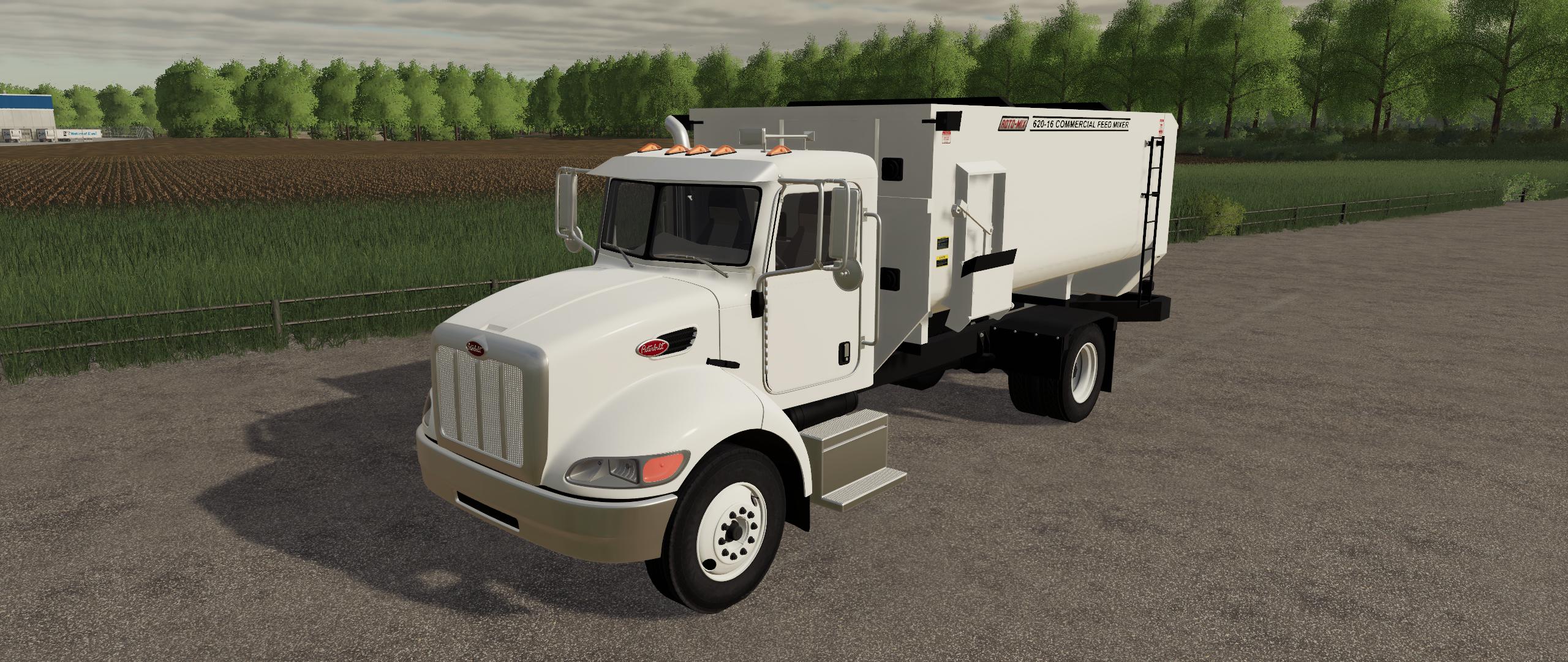 Peterbilt Feed Truck v1.0.0.0 for LS19 Farming Simulator 2022 mod, LS
