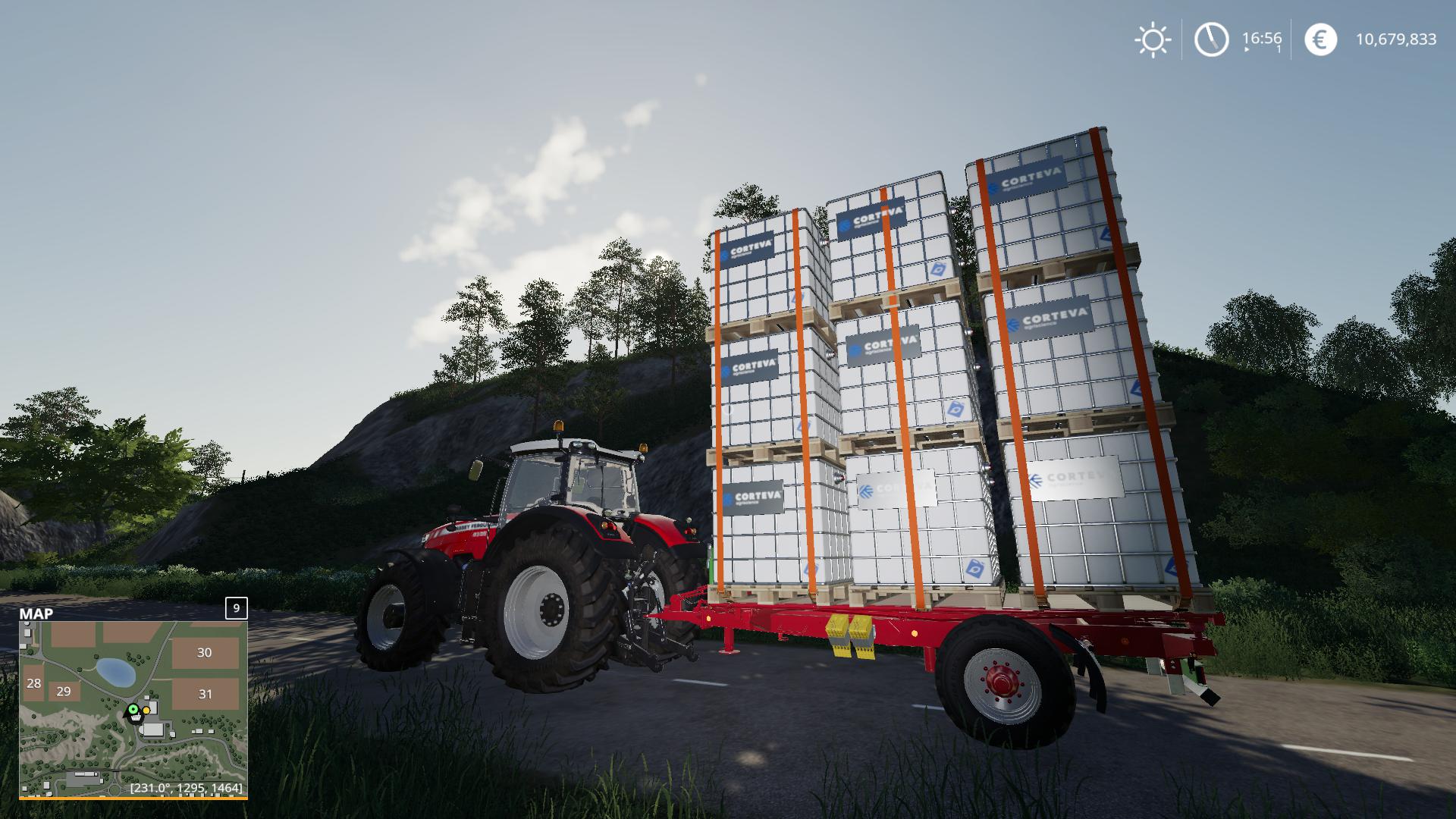 Autoload Pack With 3 Tiers Of Pallet v2.0 Trailer Farming Simulator 2025 mod, LS 2025 mod / FS
