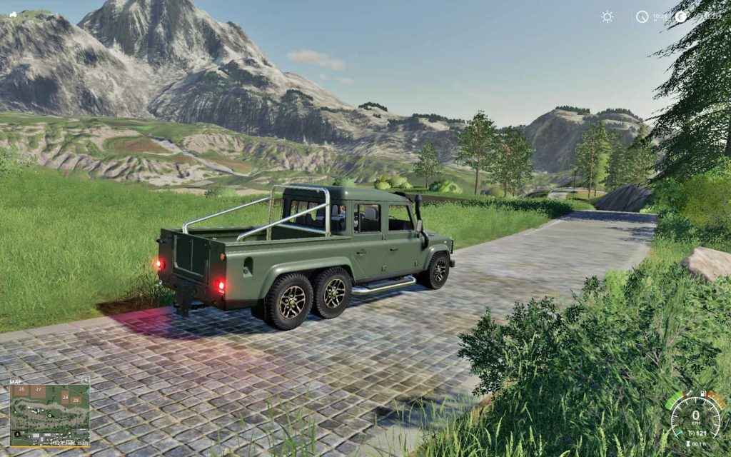 LandRover Defender 110 6X6 v1.0 FS2019 - Farming Simulator 2022 mod, LS ...