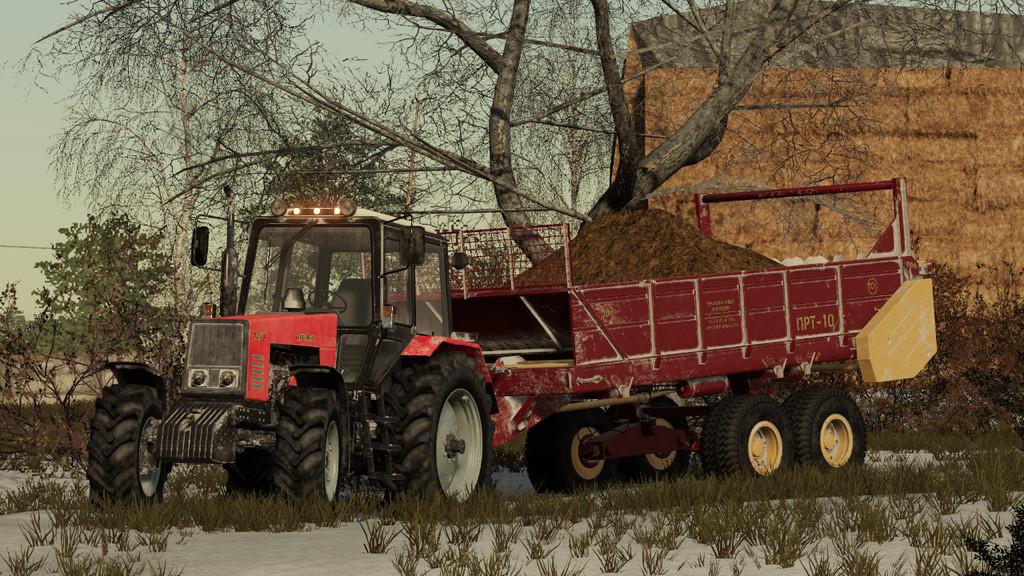 Советские трактора игра. Навозоразбрасыватель для ФС 19. Farming Simulator 19 ферма. FS 19 ПРТ-10. Фермер симулятор 19 техника.