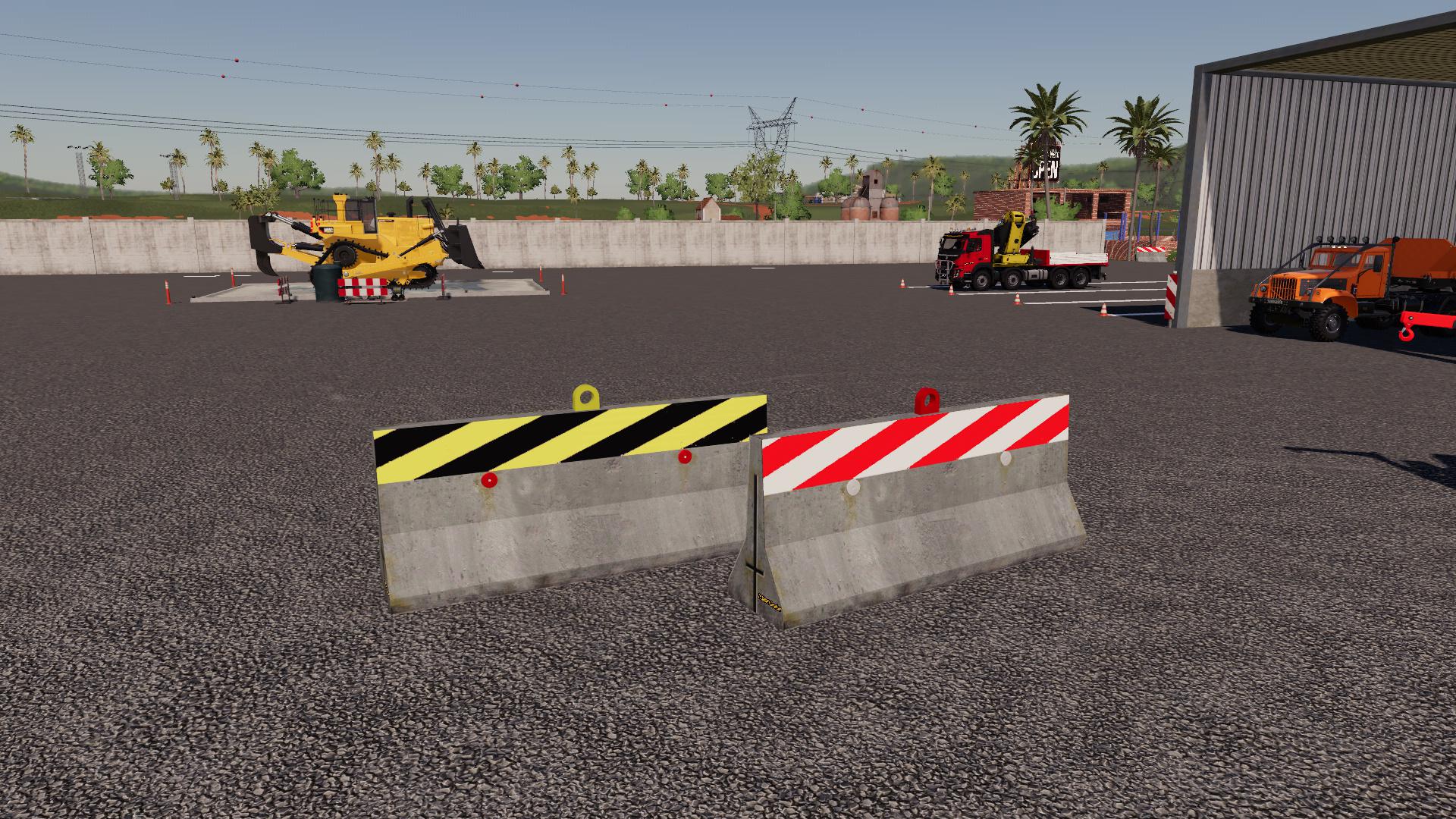 Fs Road Barrier Pack Final V Farming Simulator Mod Ls
