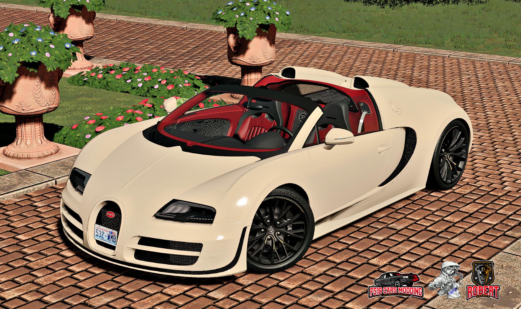 Bugatti Veyron Grand Sport Vitesse v1.0 Mod Farming Simulator 2022