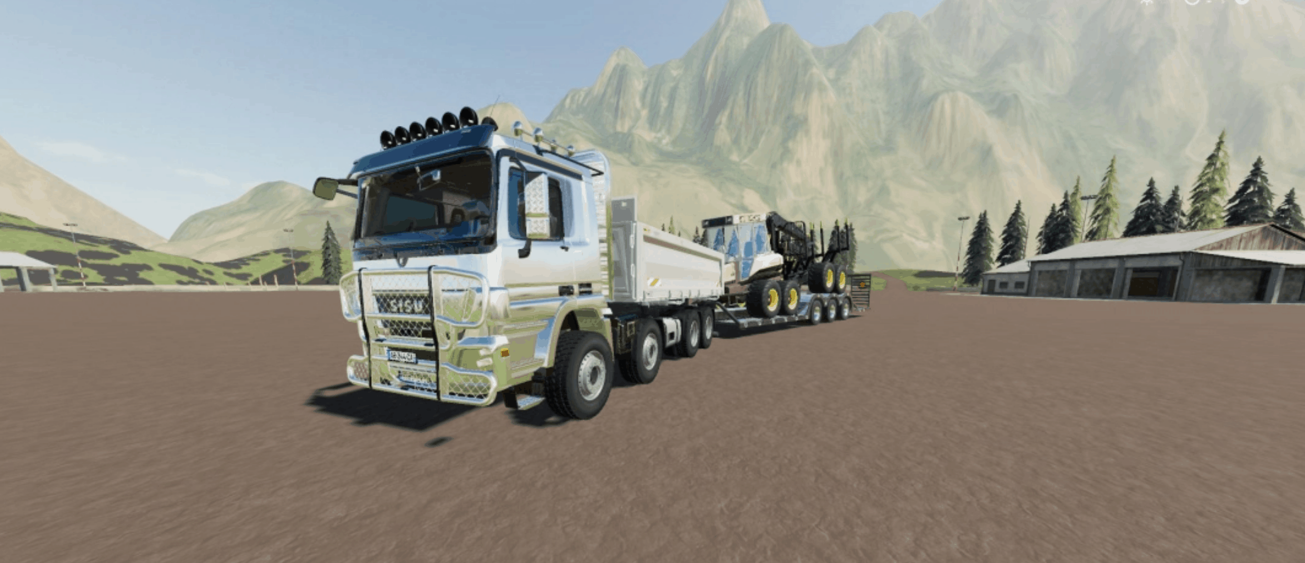 SISU GRAIN TRUCK + TRAILER V1.0.0.0 »  - FS19, FS17