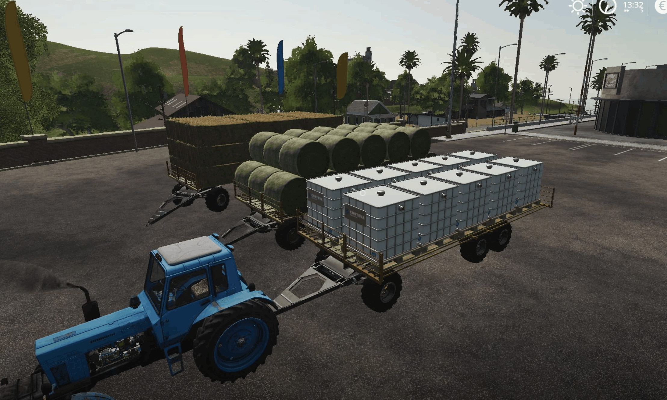 V 1.19 3. FS 17 ПТС 12. ФС 19 прицепы с автозагрузкой. FS 19 ПТС 12. Прицеп для тюков с автозагрузкой для ФС 19.