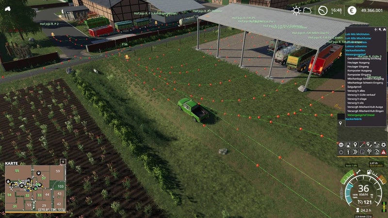 Fs19 Autodrive Route Network Norddeich V10 Farming Simulator 2022
