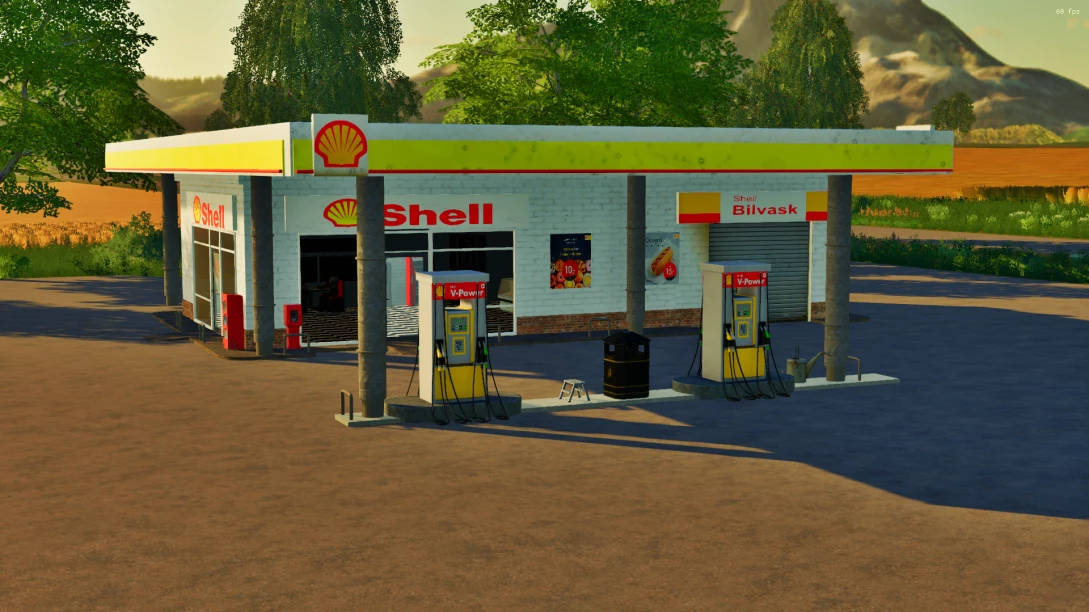 FS19 Shell Fuel Station v1.1 Farming Simulator 2022 mod, LS 2022 mod