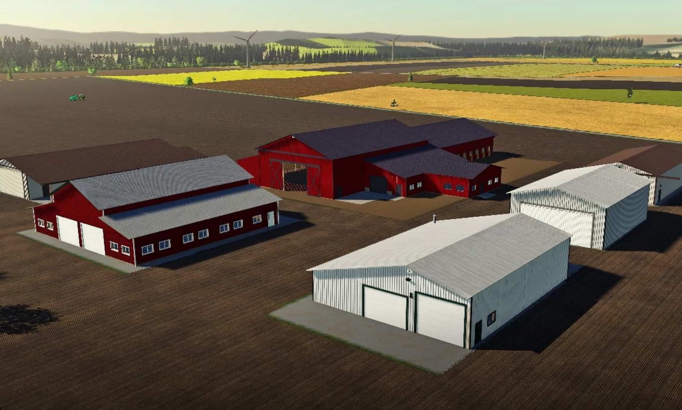 Fs19 American Hangars Pack V1000 Farming Simulator 2022 Mod Ls