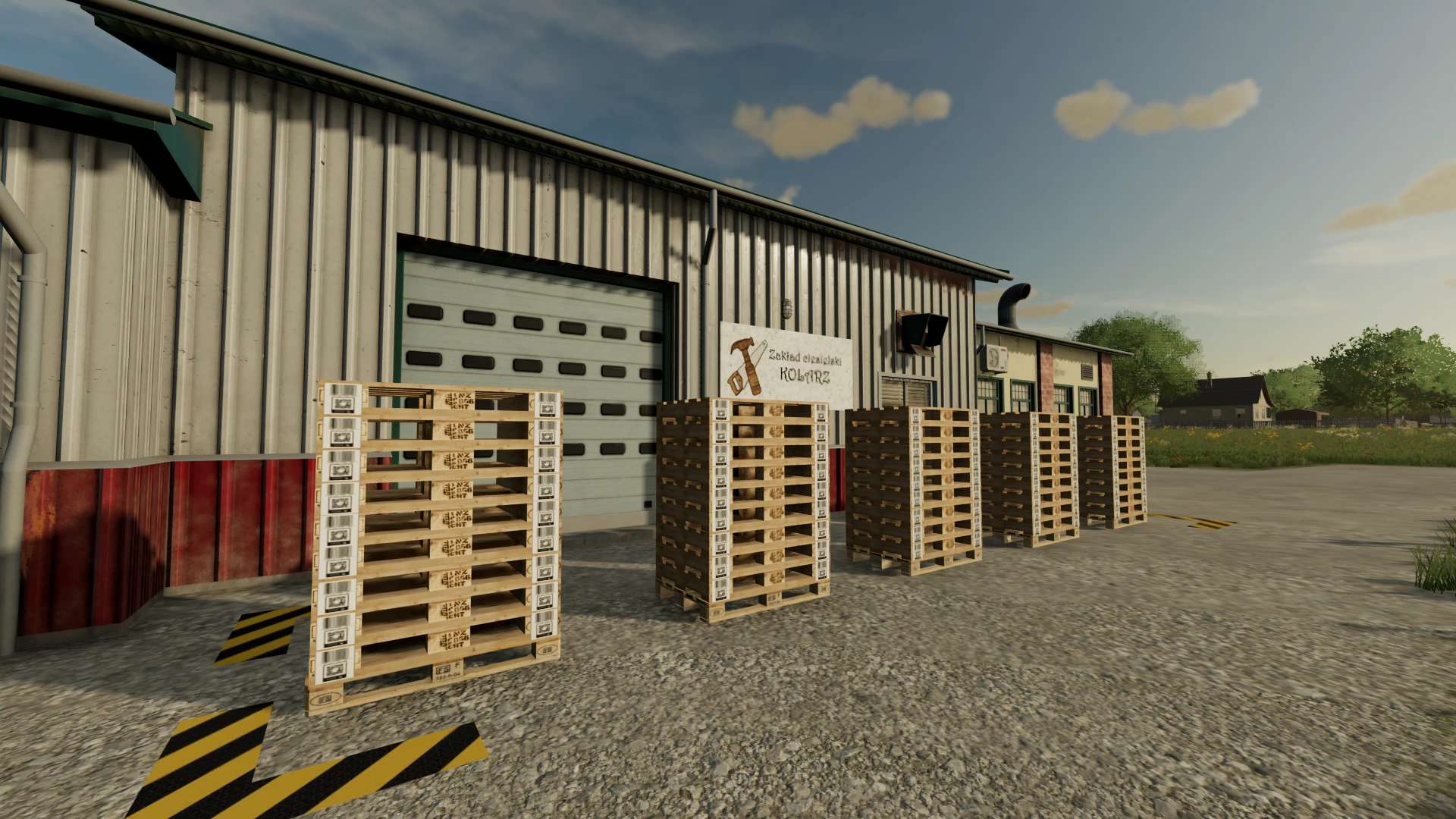 LS 22 CIEŚLA ( Pallet Production ) v2.0 Farming Simulator 2022 mod