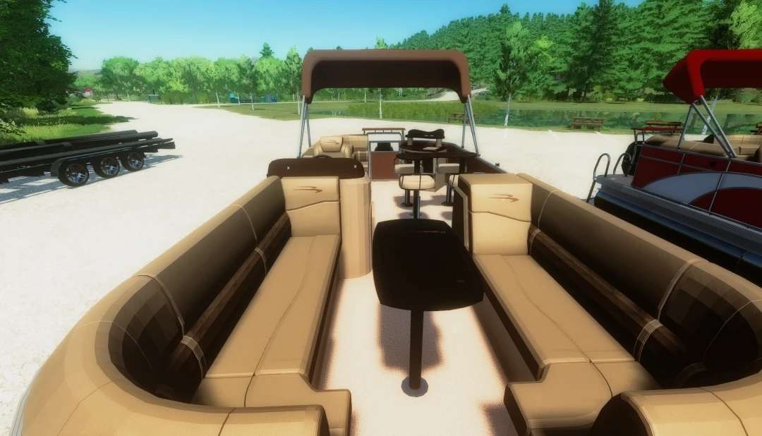 LS 22 Bennington Pontoon Boat v2.0.0.0 Farming Simulator 2022 mod, LS