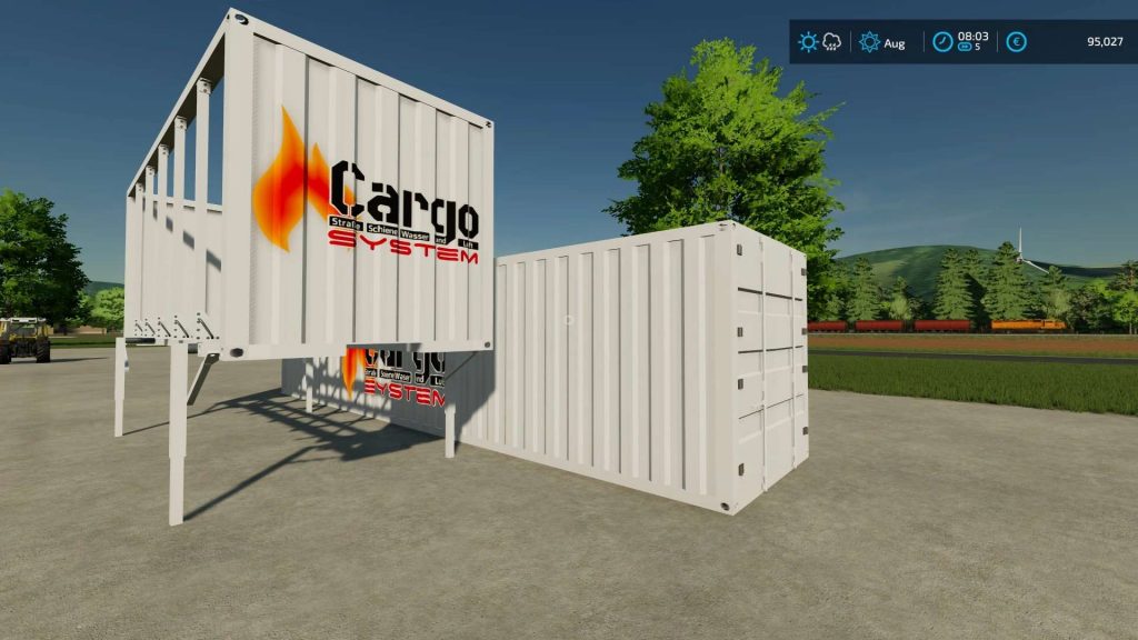 LS 22 HoT Container Wood v1.0.0.0 - Farming Simulator 2025 mod, LS 2025 ...