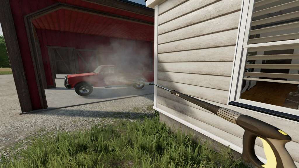 LS 22 Wall Mounted Pressurewasher v1.0.0.0 Farming Simulator 2022 mod