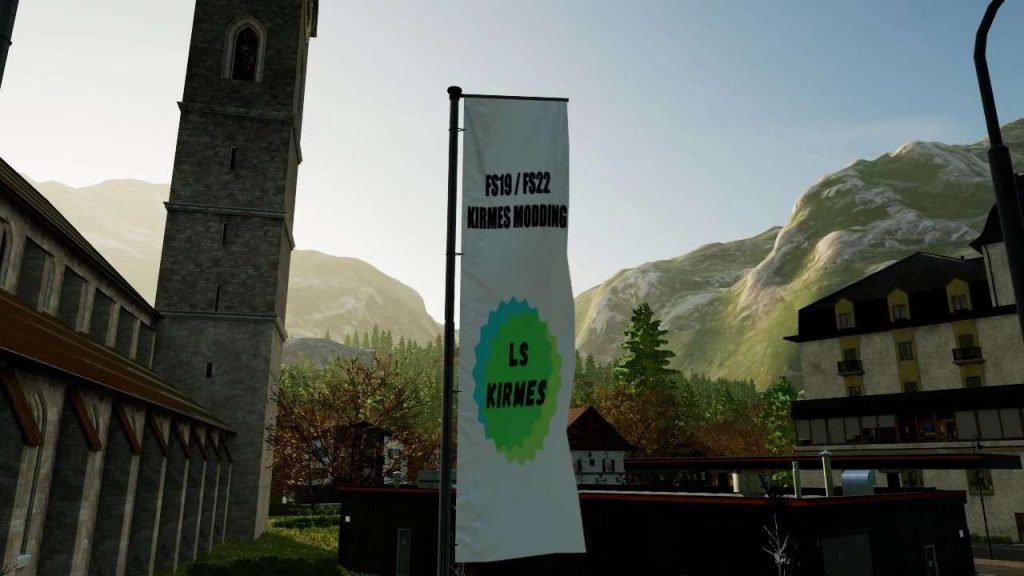 Ls Flag LS 22 Fairground modding flag v1.0.0.0 - Farming Simulator 2025 mod, LS ...