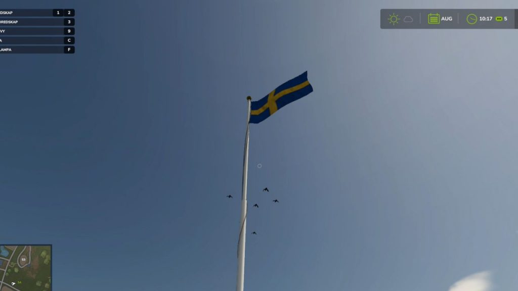 Ls Flag LS 25 Swedish Flag V1.0.0.0 - Farming Simulator 2025 mod, LS 2025 mod ...
