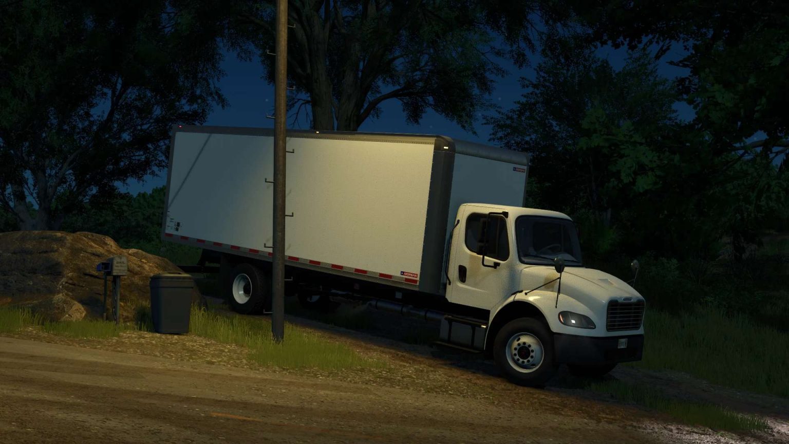 LS 25 Freightliner M2 Box Truck v1.1.0.1 - Farming Simulator 2025 mod ...