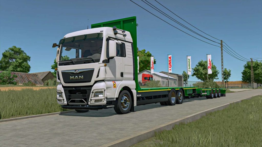 LS 25 MAN TGX 6x2 Straw Bale v1.0.0.1 - Farming Simulator 2025 mod, LS ...